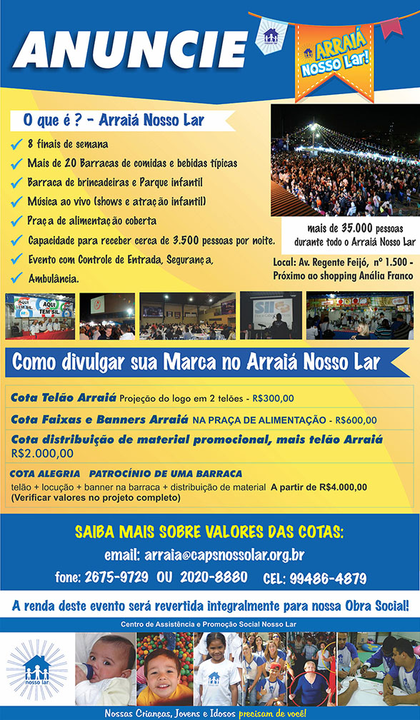 Anuncie arraiá prop